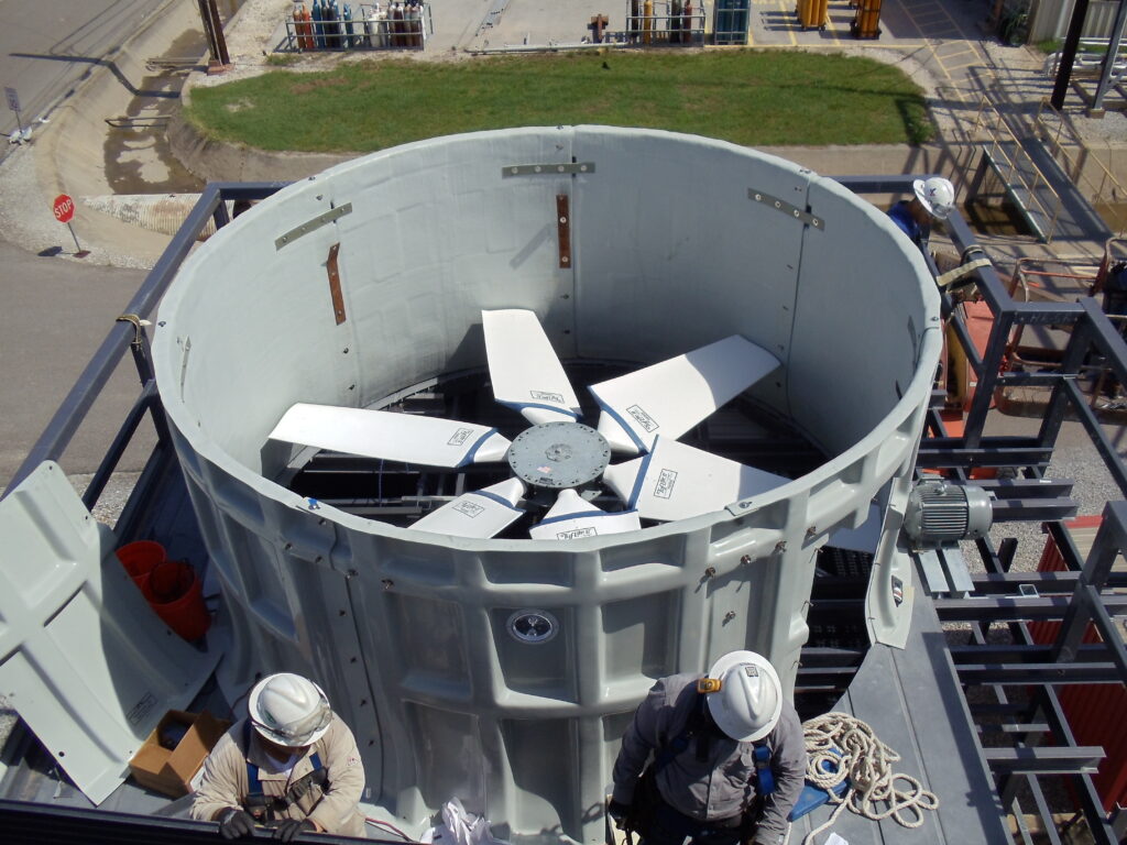 Cooling tower repairs